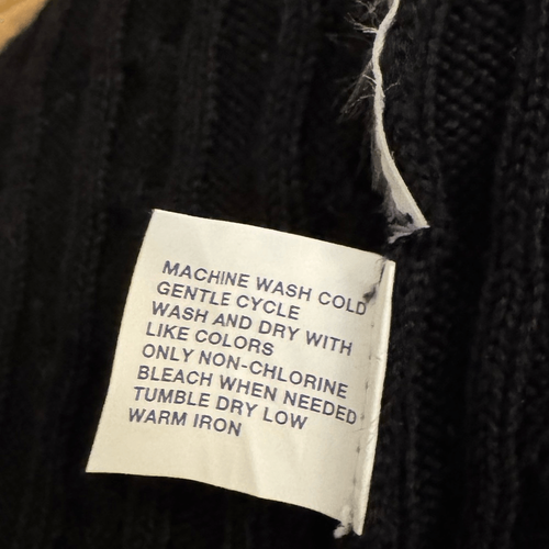 Y2K GAP Size Small Cable Knit Built In Bra Cotton Blend Halter Neckline Top - Picture 12 of 13