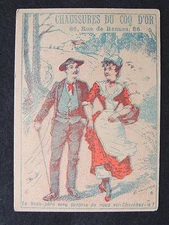 Chromo Chaussures du coq d'or 86 rue de Rennes "le beau Père" chrome du nord