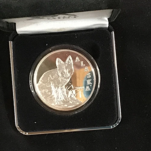 2000 Alaska Mint State Medallion Proof Silver Art Medal      E9616