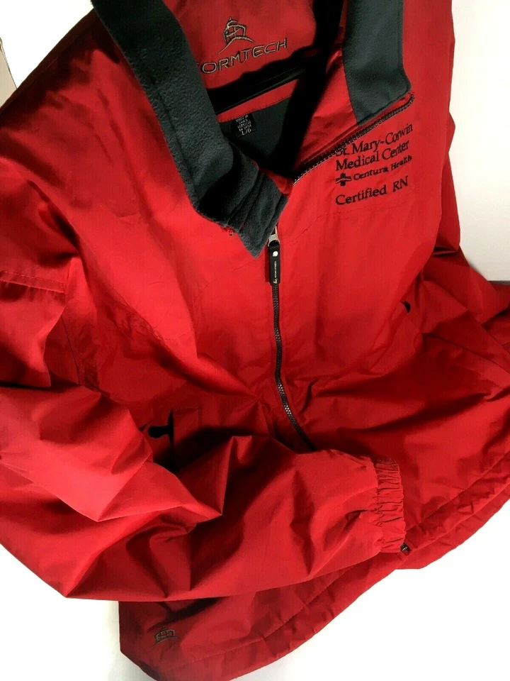 STORMTECH Mens Red Jacket with Prior Personalization Size Large - Image 4 of 4