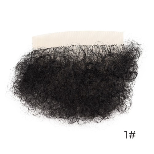 US Stock Fake Pubic Hair One Piece Silicone Doll Wig High Temperature Wire Beard - Picture 13 of 17