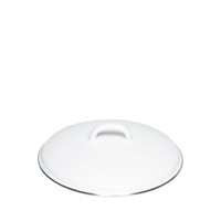 Riess Deckel Mit Chromrand Ø22Cm Weiss Emaille