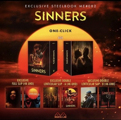 Sinners - MantaLab One Click Box Steelbook Lenticular Full Slip