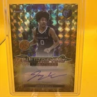 JAYLEN WELLS 2025-26 TOPPS FINEST ELECTRIFYING GEOMETRIC GOLD AUTO /50 Q5752