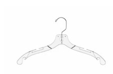 Clear Plastic Shirt Hangers 25-Pack