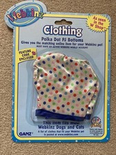 Webkinz Clothing Polka Dot PJ Bottoms- NEW Code Included 