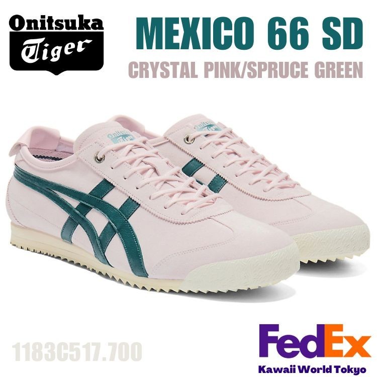 Onitsuka Tiger MEXICO 66 SD CRYSTAL PINK/SPRUCE GREEN