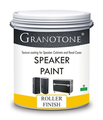 Speaker Paint Black 1 Quart - Texture Coating for Cabinets, Cases, Metal &