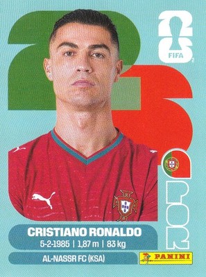 Cristiano Ronaldo Stürmer Portugal | Panini Sticker WM 26 WORLD CUP 2026 POR 15