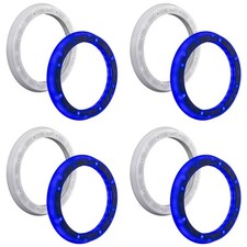 Kicker 4 Pair  51KLSR88 - 8.8-Inch to 8-Inch LED Adapter Ring For Marine Sp...