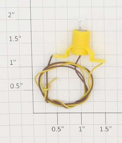 Model Power 491 14 Volt Mini Screw Base Clear with #461 Light Bulb (Bag of 2) - 第 2/2 張圖片