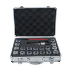 MT3 Shank ER32 Collet Chuck Set with 18 Collets and Carrying Case
