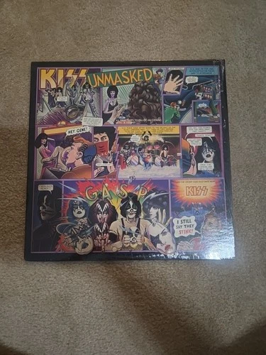 Kiss Unmasked 40th Anniversary Limited Edition Color Vinyl Still