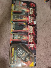 Rare BNIB '98 Star Wars Anakin, Commtech Reader  Padme, Watto, Maul - Tatooine