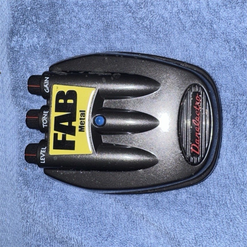 Danelectro FAB Metal Analog Distortion Effects Pedal for Electric
