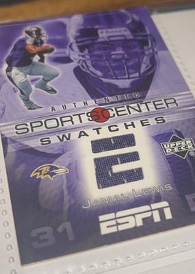 Upper Deck 2005 ESPN Jamal Lewis Sportscenter Swatches #SCS-JL Ravens NFL