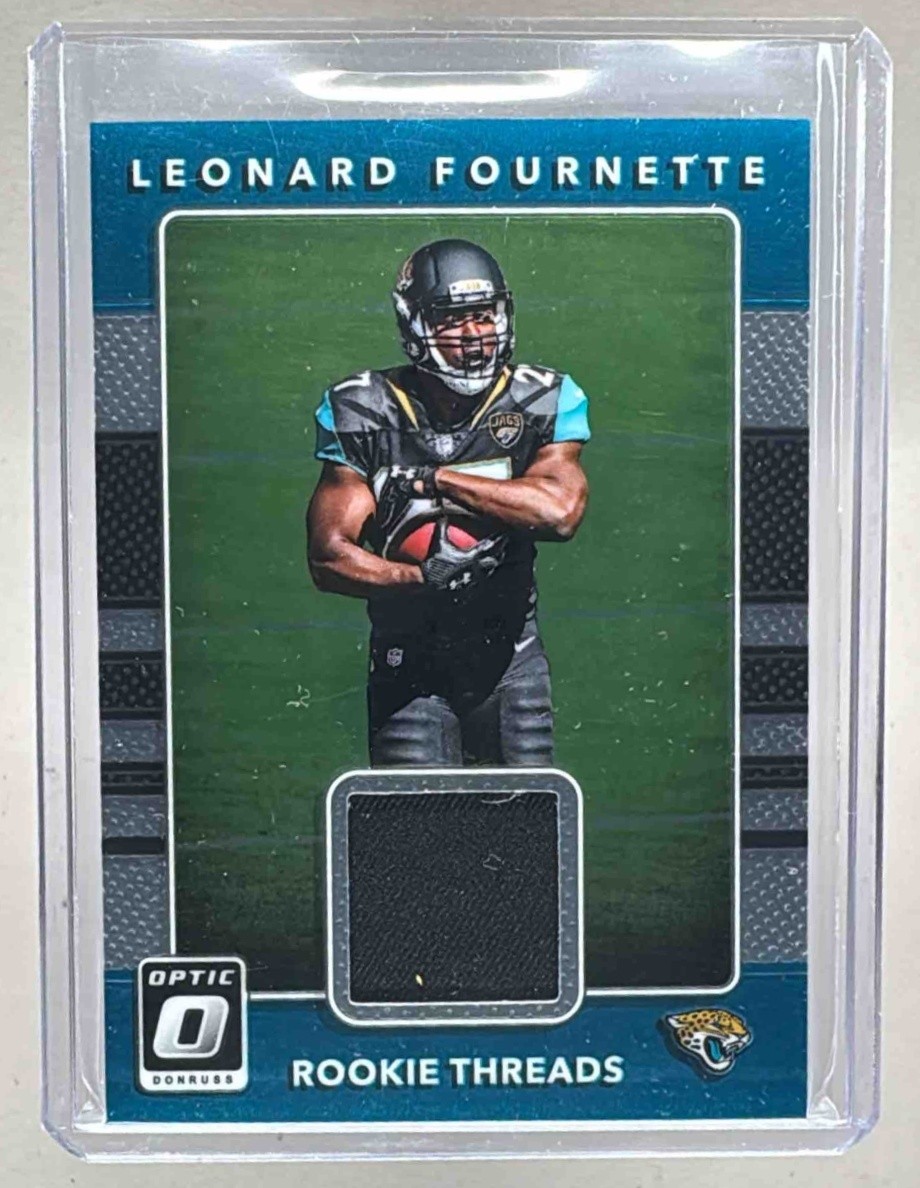 Leonard Fournette Panini Donruss Optic Rookie Threads #2 Base