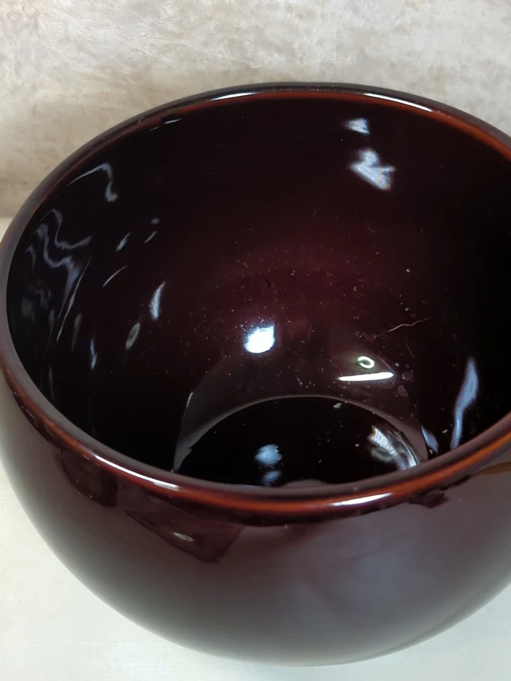 Cuenco de gres estilo moderno danés Better Homes and Gardens marrón 2011 cosecha  Foto 2 de 4