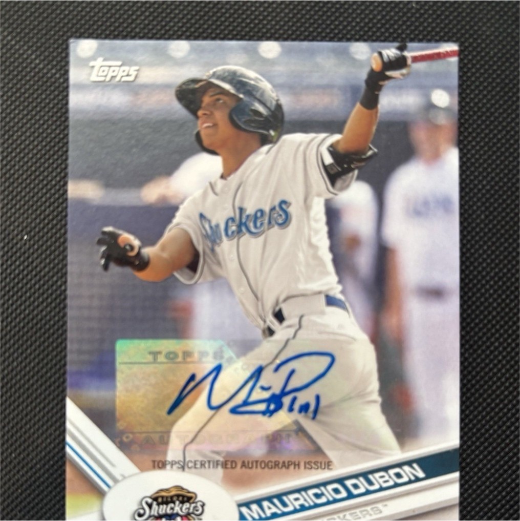 2017 Topps Pro Debut - Mauricio Dubon Autograph #114 Biloxi Shuckers