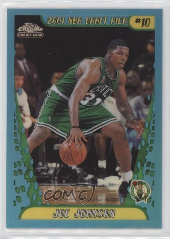 2001-02 Topps Chrome Refractor Joe Johnson #138 0nr3