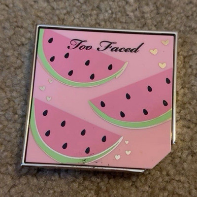 Too Faced Fruit Cocktail Blush Duo Like My Melons? Pressed Powder Peach Pink