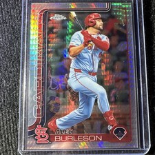 2025 Topps Chrome - Alec Burleson #281 Prism Refractor