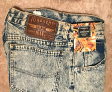 Vintage Jordache Acid Wash Jeans M Size 12 Length 31 inches 90s Tapered