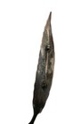 Antique Signed 925 Silver Leaf Brooch 4 Inches  — photo 2