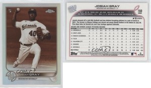 2022 Topps Chrome Sepia Refractor Josiah Gray #160 Rookie RC