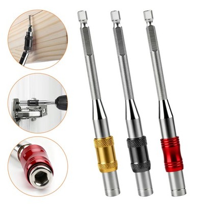 3x Magnetic Pivot Bit Tip Holder 1/4'' Hex Shank Screwdriver Bit Holder Extension