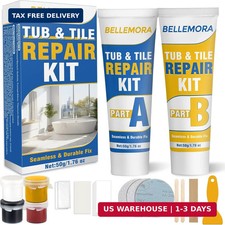 Porcelain Repair Kit, Fiberglass Repair Kit, Professional Tile Repair Kit for Cr