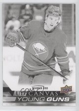 2022-23 Upper Deck Series 2 UD Canvas Young Guns Black & White Brandon Biro 7ci