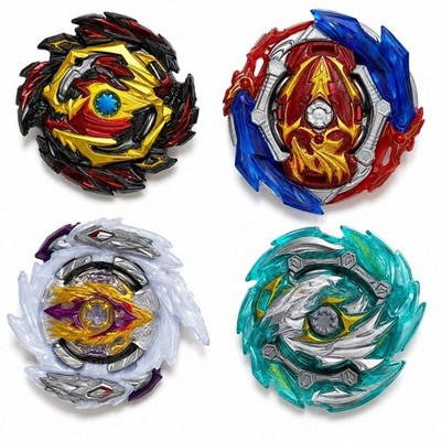 Authentic Takara Tomy Beyblade Burst Lot (4) - Infinite Achilles, Mirage Fafnir 