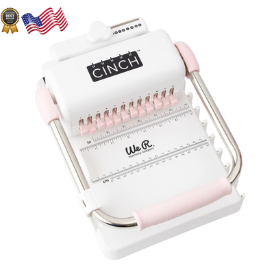 #ad #ad We R Memory Keepers Cinch Book Binding Machine 2 Pink White Easy to Use Design $174.39