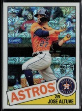 Jose Altuve #85C-14 2020 Topps 1985 Topps Chrome Silver Pack Promo (Series 1)