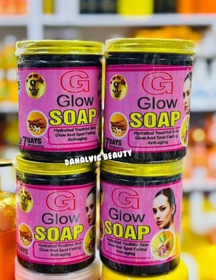 G Glow Soap 7 Days skin whitening and Glow Oil, Spot Fading anti Aging Soap X1