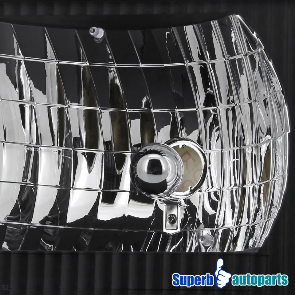 Fit 1992-2006 Ford E150 E250 E350 E450 E550 Econoline Van Headlight Corner Lamps - Image 3 of 4