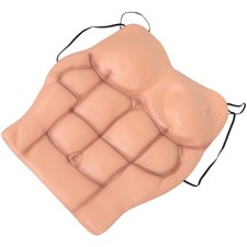 Cosplay Muscle Body Suit: Fake Wearable Abs With Realistic Design - Fake Chest