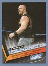 2019 Topps WWE Smackdown 20 Years of Smackdown #SD15 Stone Cold Steve Austin