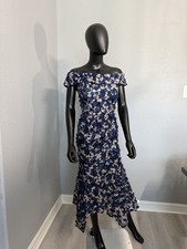 Women’s Cocktail Wedding Guest Xscape Size 12P Navy Blue  
