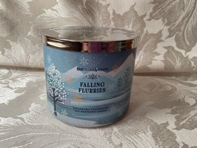 Bath & Body Works ''Falling Flurries'' 3 Docht Kerze aus USA