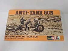 Revell Italeri Russian 76mm Anti-Tank Gun H-2112 Scale 1/35 NEW OPEN BOX 