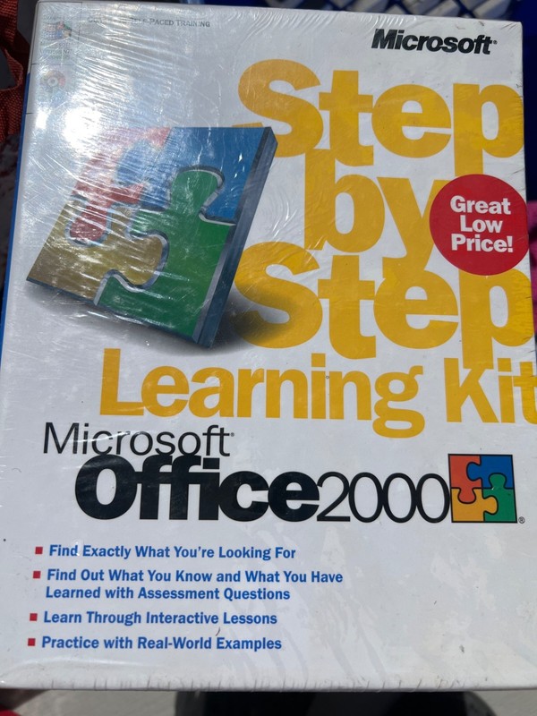 Vintage Sealed Microsoft Office 2000