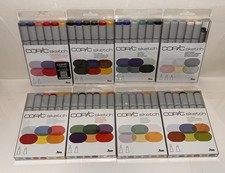 Lot Of 8 Packs Copic Sketch Markers Set of 6  48 Markers Total NEW 