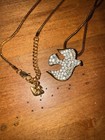 Swarovski Dove Crystal Pave' Necklace Vintage -in Excellent Condition — photo 6