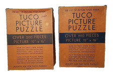 2 COMPLETE TUCO Picture Puzzles - ANN HATHAWAY'S COTTAGE / HOMEWARD BOUND