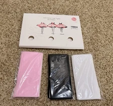 EVERSWE 3 Pairs Pack Girls Microfiber Tights Multiple Colors Size 4-6 Years