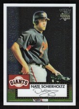 2007 Topps Rookie 1952 Edition #TCRC21 Nate Schierholtz Chrome #/1952