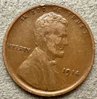 1914p  Lincoln Wheat Cent - [VF] Very Fine - Higher Grade  ~ B390