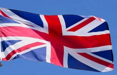 Union Jack Flagge, 5 x 3 Fuß, hergestellt in Großbritannien